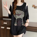 肩見せグラフィックプリントTシャツ | WITCH | 詳細画像10