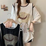 肩見せグラフィックプリントTシャツ | WITCH | 詳細画像17
