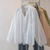 シアーフレアブラウスぽわん袖のデザイン | WITCH | 詳細画像12 