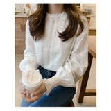刺しゅうレースブラウス 花柄シャツ 長袖 | WITCH | 詳細画像16