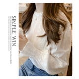刺しゅうレースブラウス 花柄シャツ 長袖 | WITCH | 詳細画像18
