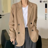 テーラージャケット ゆったりとしたシルエット アウター | WITCH | 詳細画像1