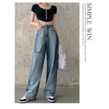 デニム ワイドパンツ ハイウエスト | WITCH | 詳細画像11 