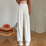 夏 新作 ワイドパンツ タックワイドパンツ ハイウエスト | WITCH | 詳細画像2 