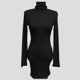 ブラック | ミニ ワンピース ミニ丈 レディライクなシルエット 秋 新作 | WITCH