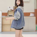 デニム ジャケットレディース フード付き | WITCH | 詳細画像3