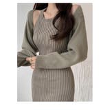 ワンピース リブニット タイトワンピース | WITCH | 詳細画像16 