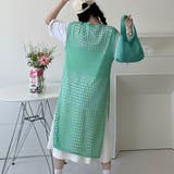 透かしかぎ編み ノースリーブワンピース 新作 | WITCH | 詳細画像4