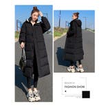 ロング ダウン風コート キルティングコート 中綿 レディース 冬 新作 | WITCH | 詳細画像13 