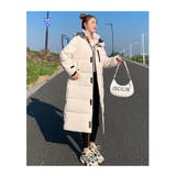 ロング ダウン風コート キルティングコート 中綿 レディース 冬 新作 | WITCH | 詳細画像18 