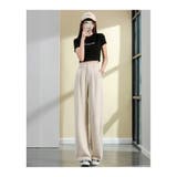 セミワイドパンツ レディース ロングパンツ 春 夏 新作 | WITCH | 詳細画像15 