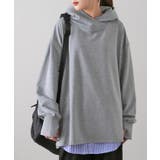 グレー | パーカー レディース トレーナー スウェット トップス スエット 大きいサイズ | HUG.U