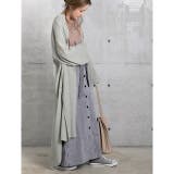 スカート レディース ロングスカート ストライプ 綿100％ マキシスカート | HUG.U | 詳細画像20 