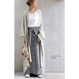 スカート レディース ロングスカート ストライプ 綿100％ マキシスカート | HUG.U | 詳細画像5 