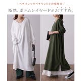 ワンピース ロングワンピース レディース ロング Vネック 大きいサイズ 長袖 | HUG.U | 詳細画像15 