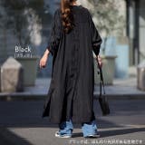 シャツワンピース シャツ バックスリット ロング ロングシャツ ワンピース チ | HUG.U | 詳細画像11 