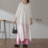 シャツワンピース シャツ バックスリット ロング ロングシャツ ワンピース チ | HUG.U | 詳細画像12 