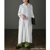 シャツワンピース シャツ バックスリット ロング ロングシャツ ワンピース チ | HUG.U | 詳細画像14 