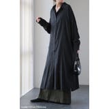 シャツワンピース シャツ バックスリット ロング ロングシャツ ワンピース チ | HUG.U | 詳細画像17 