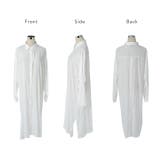 シャツワンピース シャツ バックスリット ロング ロングシャツ ワンピース チ | HUG.U | 詳細画像23 