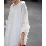 シャツワンピース シャツ バックスリット ロング ロングシャツ ワンピース チ | HUG.U | 詳細画像4 