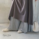 スカート ロング プリーツ シフォン レース ペチコート インナー レイヤー | HUG.U | 詳細画像11