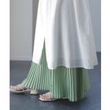 スカート ロング プリーツ シフォン レース ペチコート インナー レイヤー | HUG.U | 詳細画像5