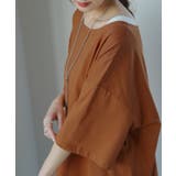 Tシャツ レディース 半袖 無地 綿 カットソー ビッグシルエット Uネック | HUG.U | 詳細画像4 