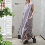 ワンピース ノースリーブ ロングワンピース パール フォーマル ドレス 結婚式 | HUG.U | 詳細画像16