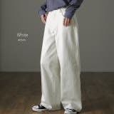 デニム レディース パンツ ワイドパンツ ストレート ジーンズ デニムワイドパ | HUG.U | 詳細画像10 