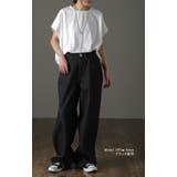 デニム レディース パンツ ワイドパンツ ストレート ジーンズ デニムワイドパ | HUG.U | 詳細画像3 