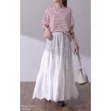 スカート ロングスカート レース ティアードスカート レーススカート マキシ丈 | HUG.U | 詳細画像21 