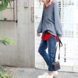 デニム レディース パンツ さらっとした肌触り UVカット 吸水速乾 ボトムス | HUG.U | 詳細画像21 