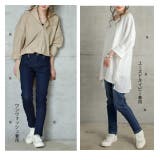 デニム レディース パンツ さらっとした肌触り UVカット 吸水速乾 ボトムス | HUG.U | 詳細画像24 