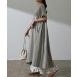 グレー | ワンピース レディース ロングワンピース ロング マキシワンピース Tシャツ | HUG.U