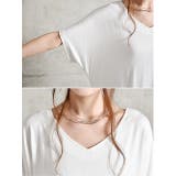 トップス レディース Tシャツ カットソー 半袖 Vネック 無地 シンプル ド | HUG.U | 詳細画像21 