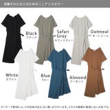 ワンピース レディース ロングワンピース ロング 半袖 丸首 ウエストリボン | HUG.U | 詳細画像24