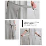 ワンピース レディース ロングワンピース ロング 半袖 丸首 ウエストリボン | HUG.U | 詳細画像6