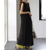 ブラック | ワンピース マキシワンピース ロングワンピース ロング タンクトップ レイヤー | HUG.U