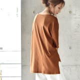 ベイクドキャロット | Tシャツ レディース 半袖 綿 トップス カットソー ビッグシルエット Uネッ | HUG.U