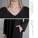 ワンピース Aライン ロングワンピース パール レディース 長袖 結婚式 パー | HUG.U | 詳細画像17 