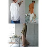 カットソー レディース バックスリット ロンT トップス 長袖 レイヤード ス | HUG.U | 詳細画像18