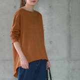 ベイクドキャロット | カットソー レディース バックスリット ロンT トップス 長袖 レイヤード ス | HUG.U