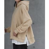 ミルクティ | パーカー レディース トップス トレーナー スウェット 無地 コーデ スエット | HUG.U