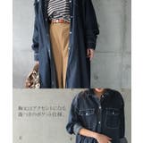 シャツワンピース デニム ロングシャツ デニムシャツワンピ シャツ レディース | HUG.U | 詳細画像21 