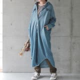 ユーズドライト | シャツワンピース デニム ロングシャツ デニムシャツワンピ シャツ レディース | HUG.U