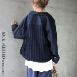 ジャケット デニム アウター プリーツ レディース Gジャン ジージャン ライ | HUG.U | 詳細画像23 