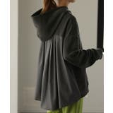 ストーングレー | パーカー レディース  トップス 長袖 プルオーバー トレーナー スウェット | HUG.U