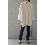 ニット ベスト レディース レイヤード ニットベスト トップス セーター 半袖 | HUG.U | 詳細画像19 