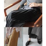 パンツ ワイドパンツ レディース プリーツ ボトムス フレア フレアパンツ ワ | HUG.U | 詳細画像15 